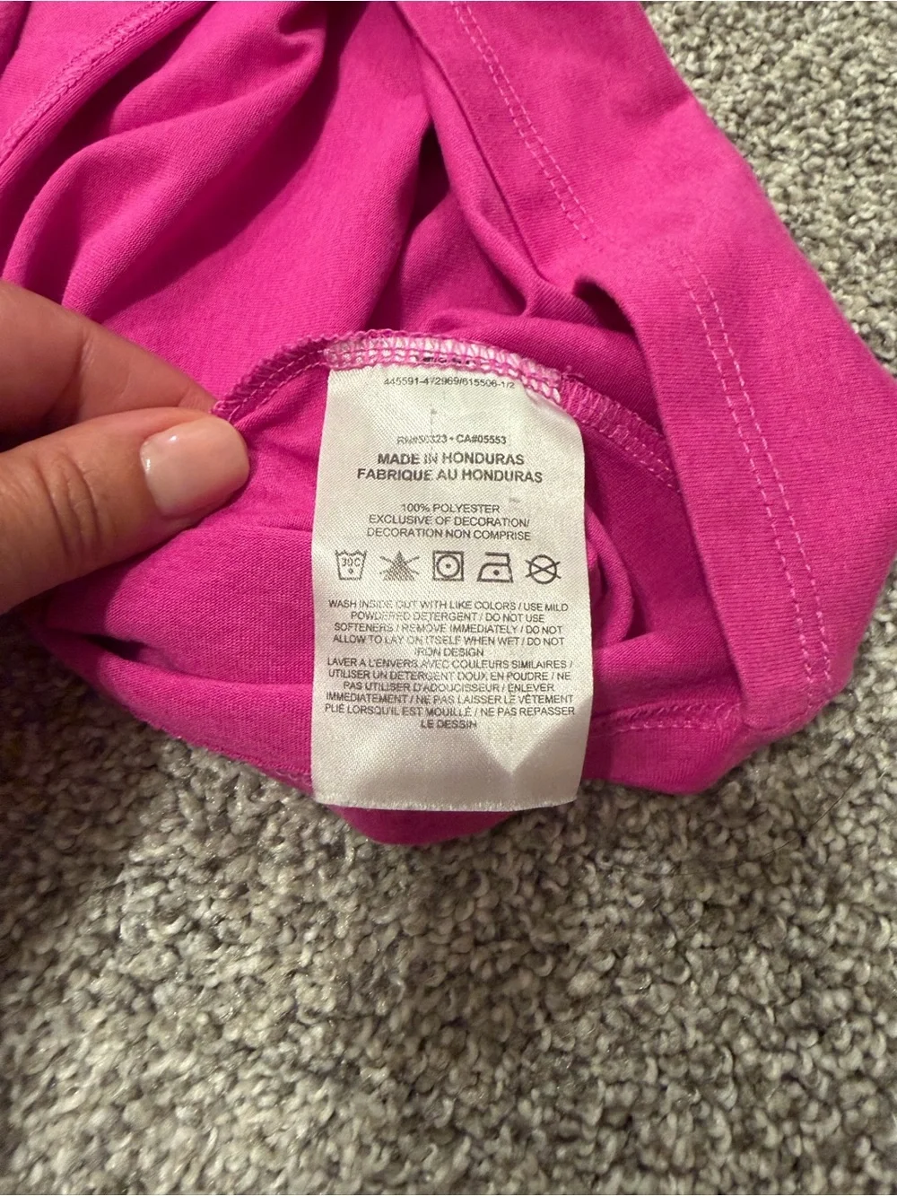 Nike Hot Pink Sleeveless Athletic Tank with Black Swoosh